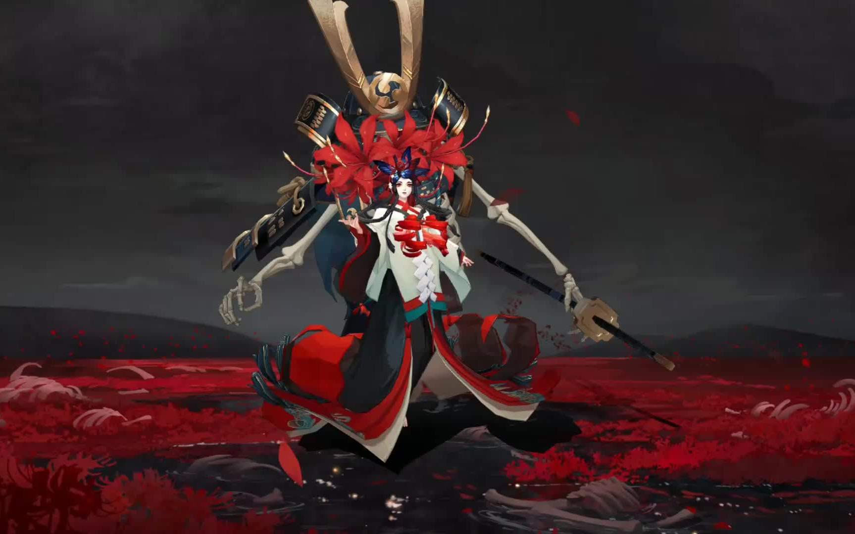 【纯享】sp夜溟彼岸花点触动画(原皮 绀色)