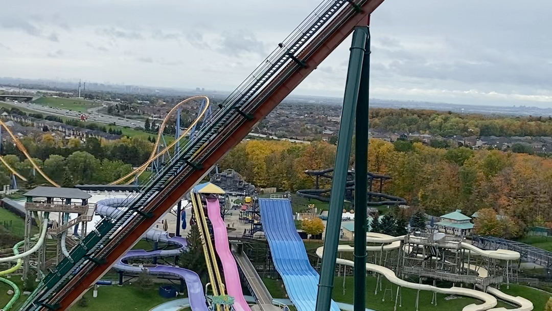 加拿大多伦多wonderland过山车