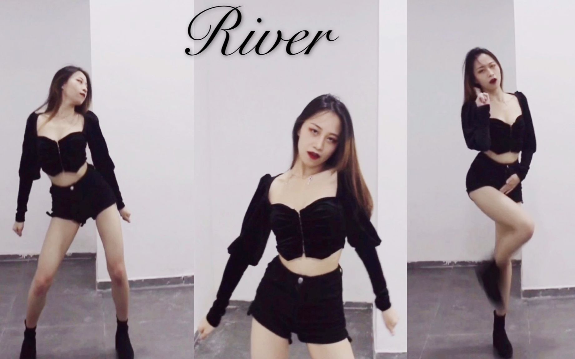 【马原里美】RiverBishop秀智版韩舞翻跳dance cover横屏版哔哩哔哩bilibili