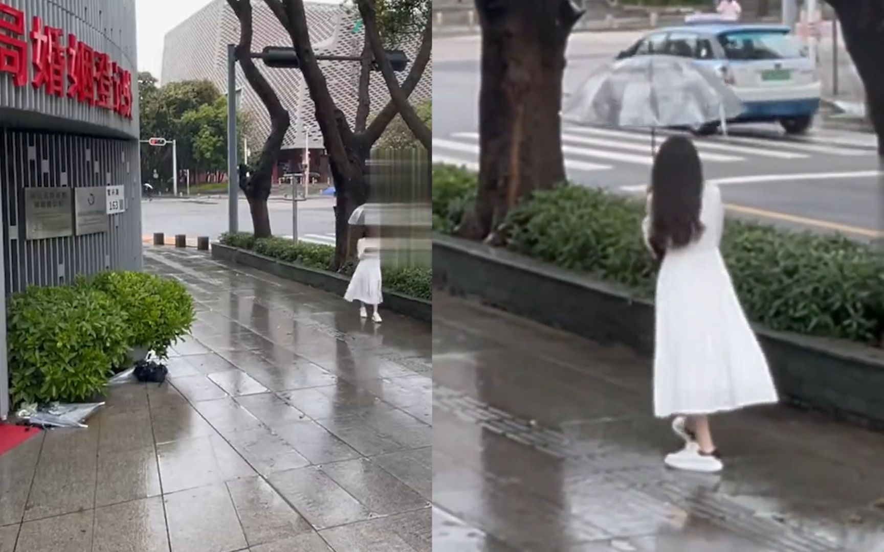 女子领证当天被放鸽子,站民政局门口来回踱步,随后一幕感动哭