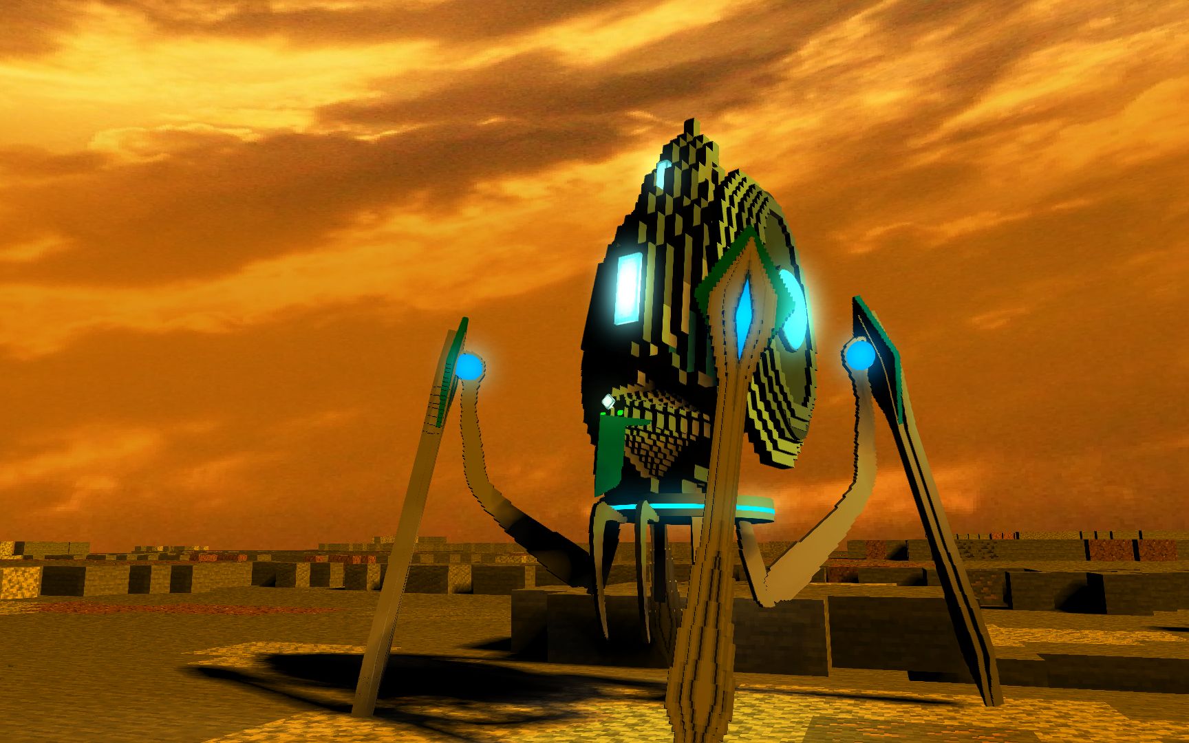 【mi rig演示 发布】星际争霸2 攻城坦克 追猎者 巨像