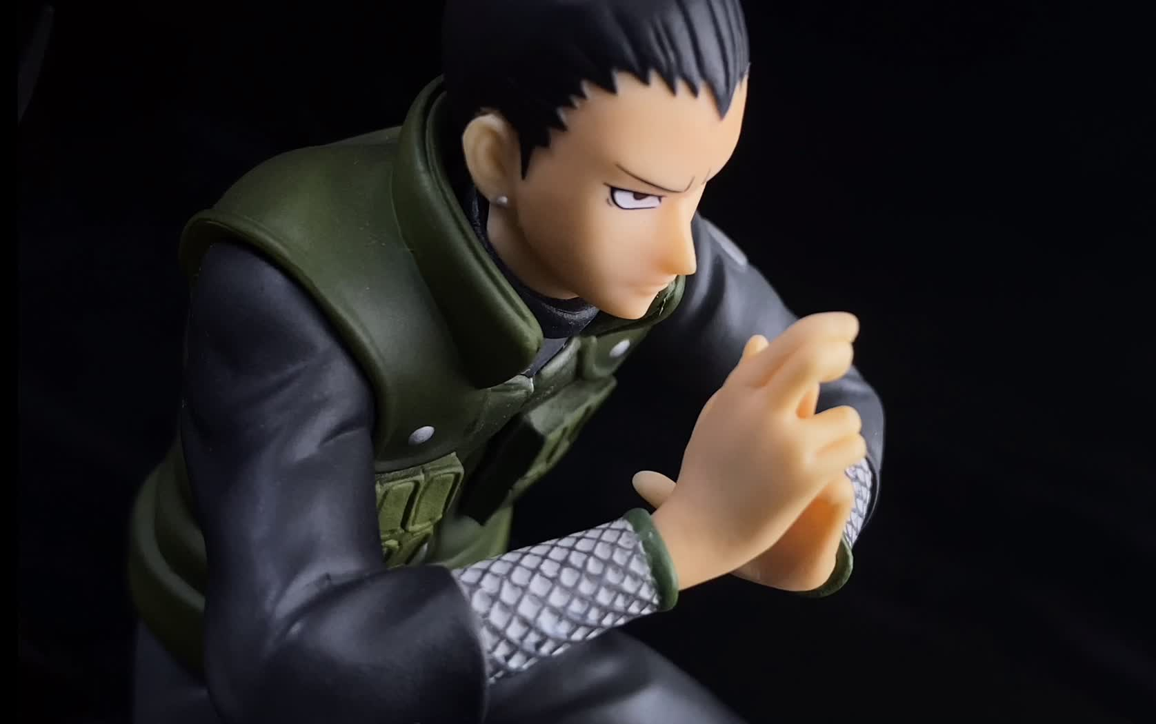 【情怀开箱系列】360度全方位展现鹿丸的《影子操控术》正版手办模玩