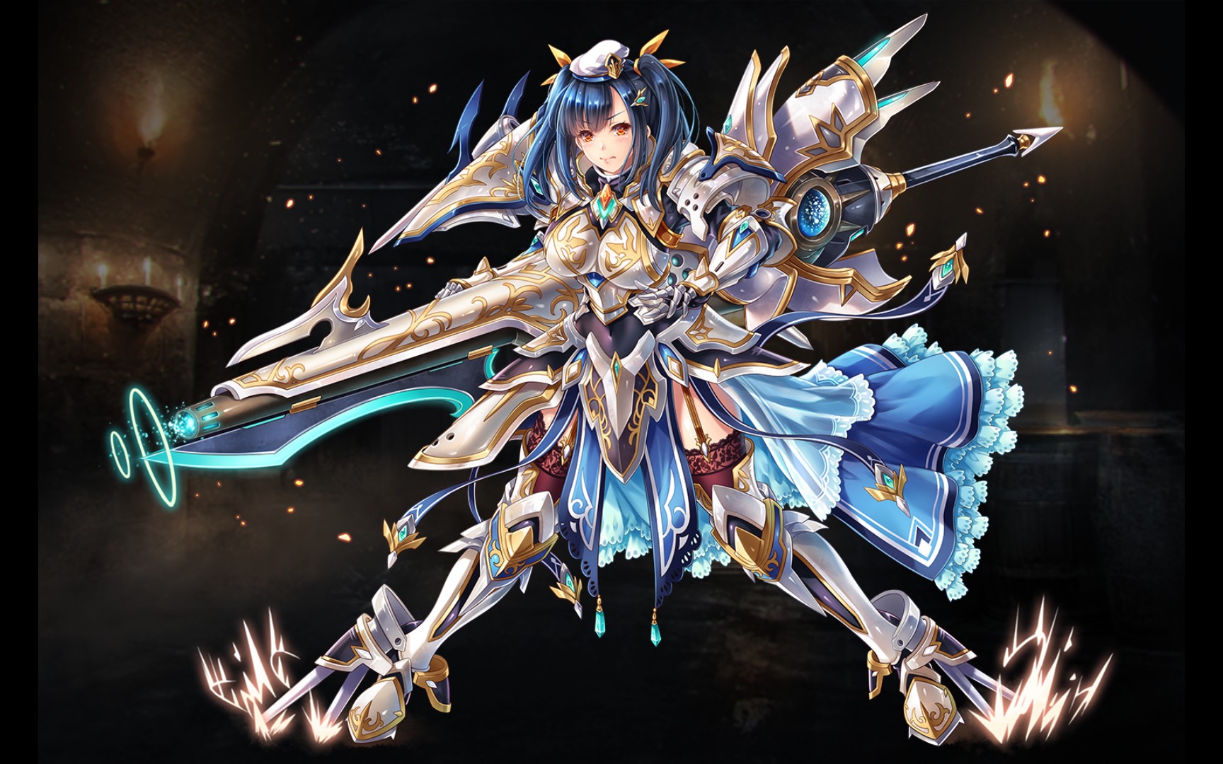 【千年战争aigis】魔王军干部决定战 大讨伐双马尾挂机_哔哩哔哩 (゜