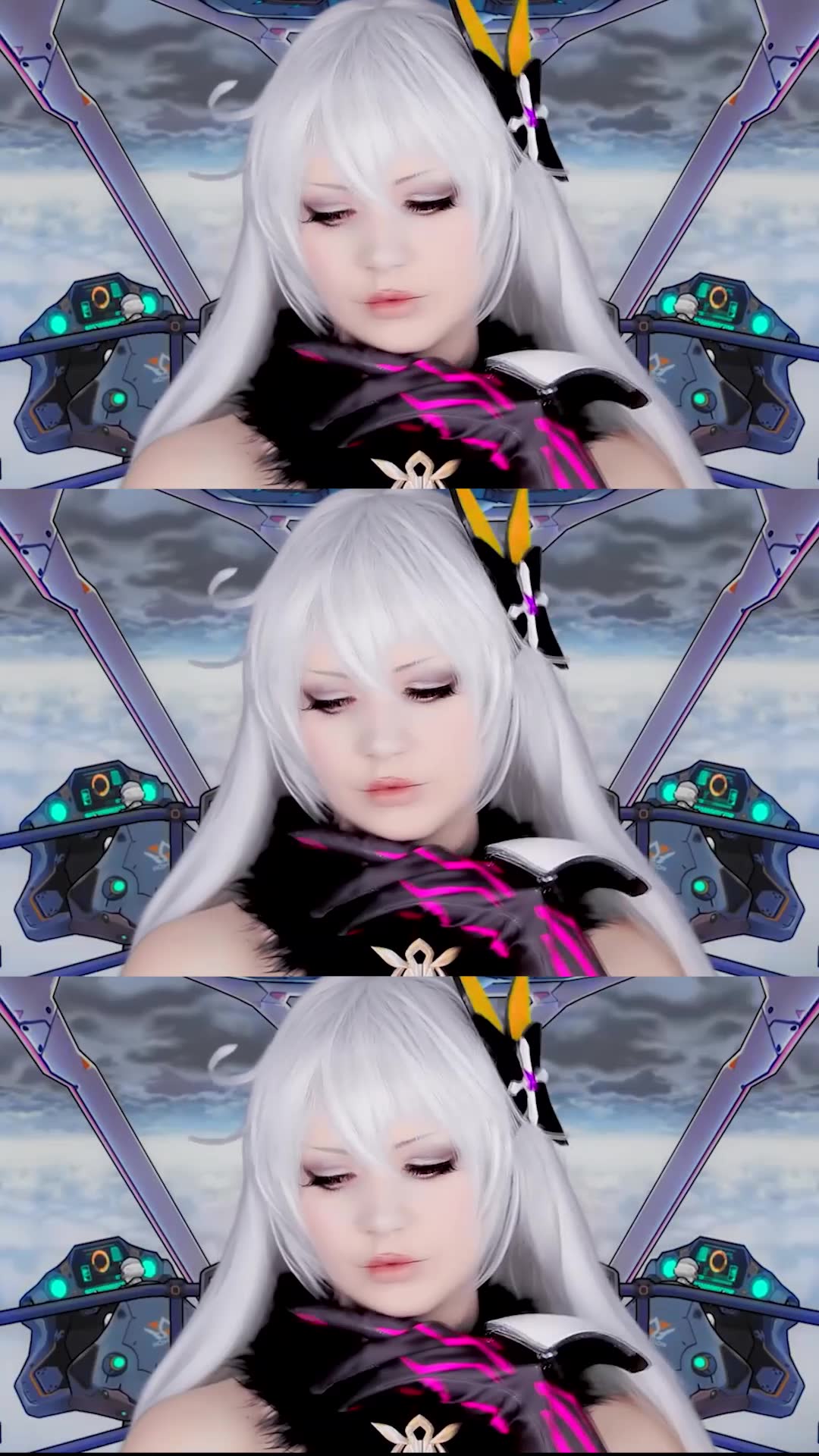 崩坏3空之律者琪亚娜,这特效我给一块#cos#二次元