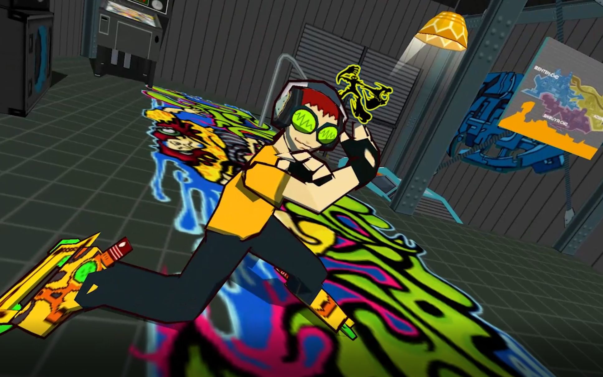 [图]【怀旧】涂鸦小子全剧情（jet set radio）（剧情翻译）（已完结）