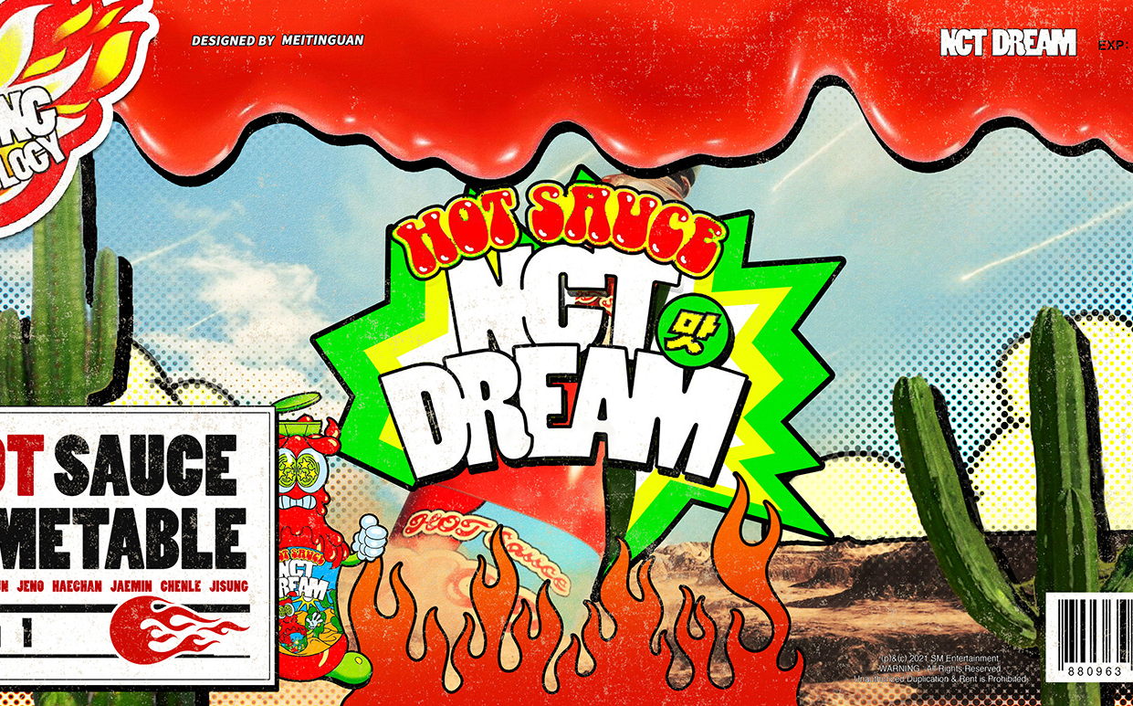 【排版过程】nct dream - hot sauce_哔哩哔哩_bilibili