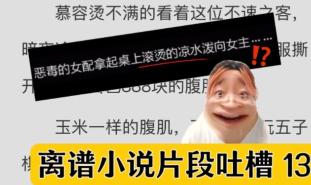 “博士算什么?我可是男士!”离谱小说片段吐槽第13期哔哩哔哩bilibili