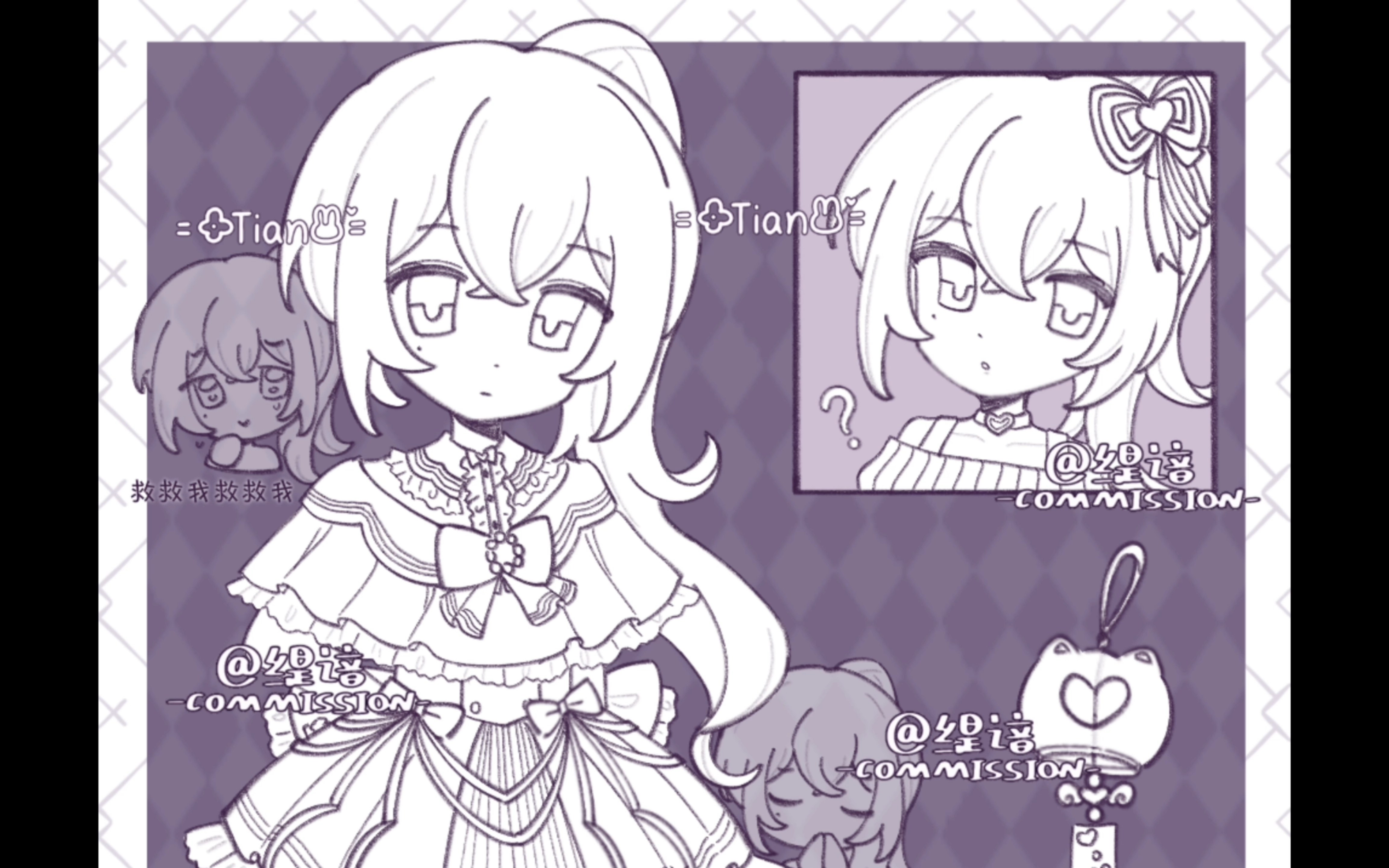 【绘画过程】9块9摸鱼页大赏