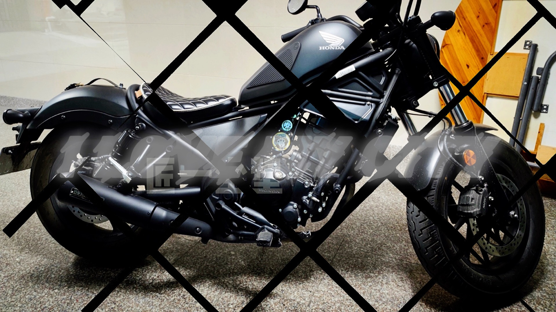 本田cm300改装复古风格坐垫定制