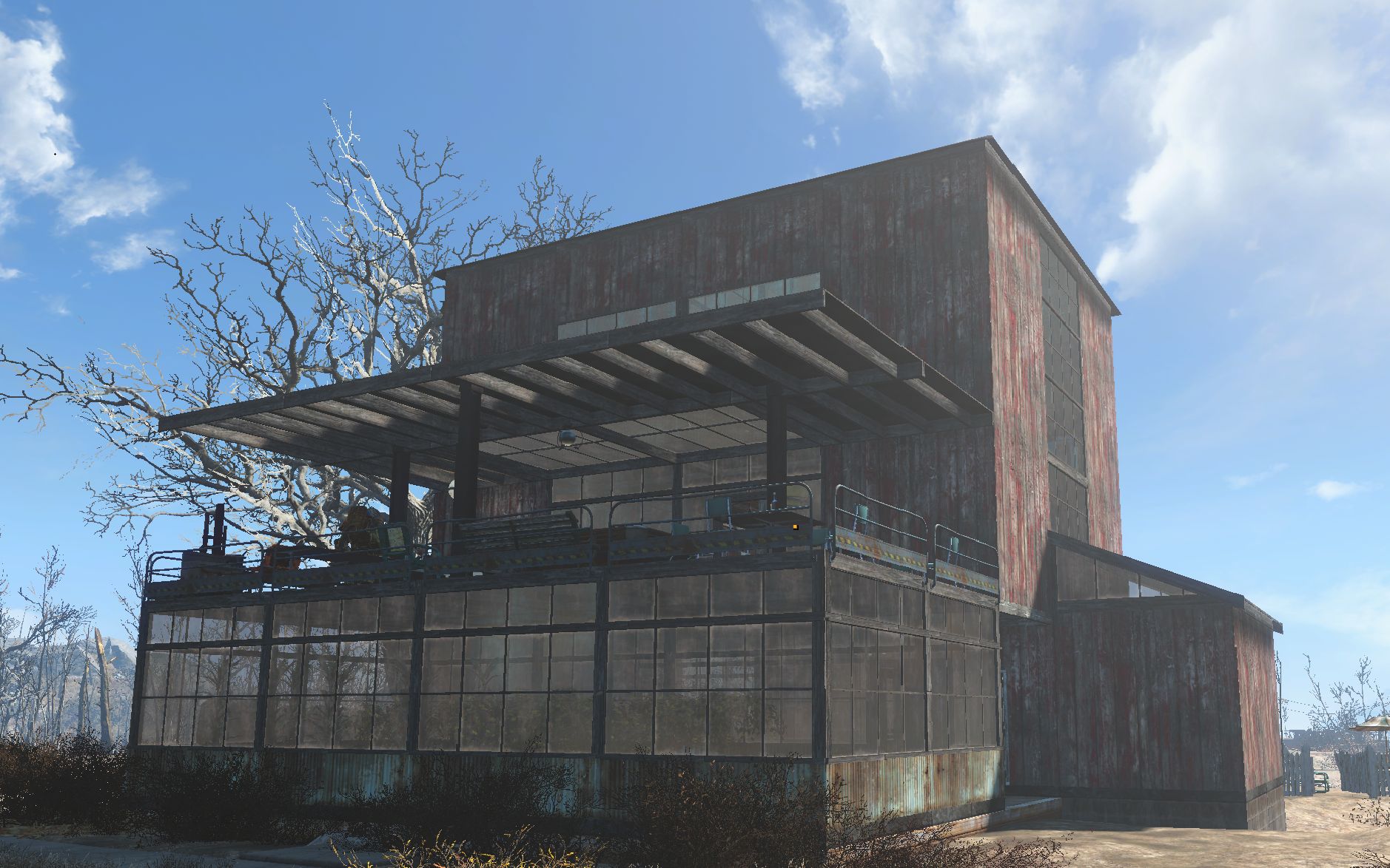 【辐射4】自建房展示:简单却功能齐全的住宅屋