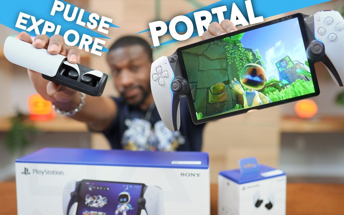 索尼PlayStation Portal + Pulse Explore 开箱上手「UrAvgConsumer」|机翻中字哔哩哔哩bilibili