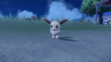 闪光蓝色仙子伊布!get