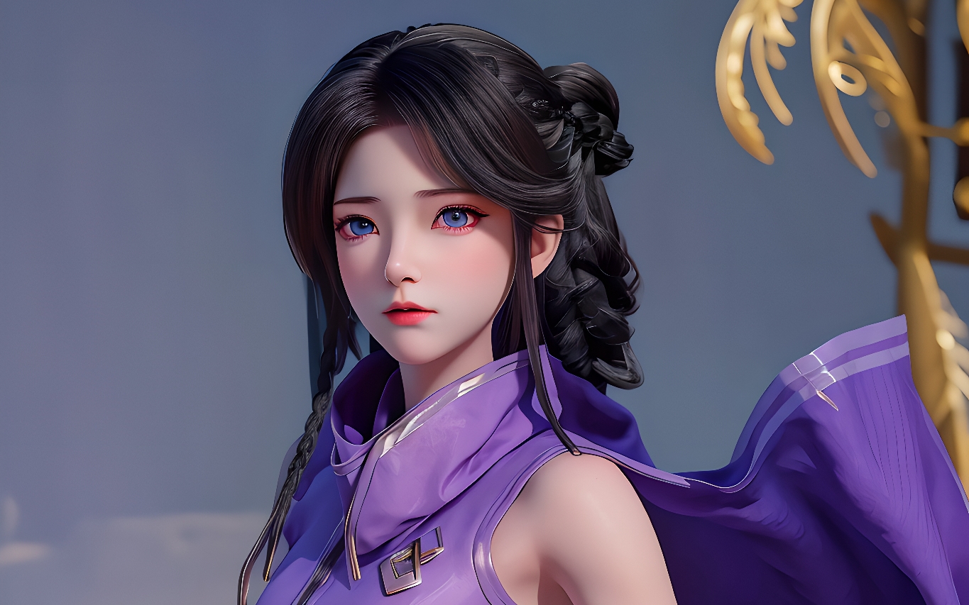 凡人修仙传#紫灵#ai画-6