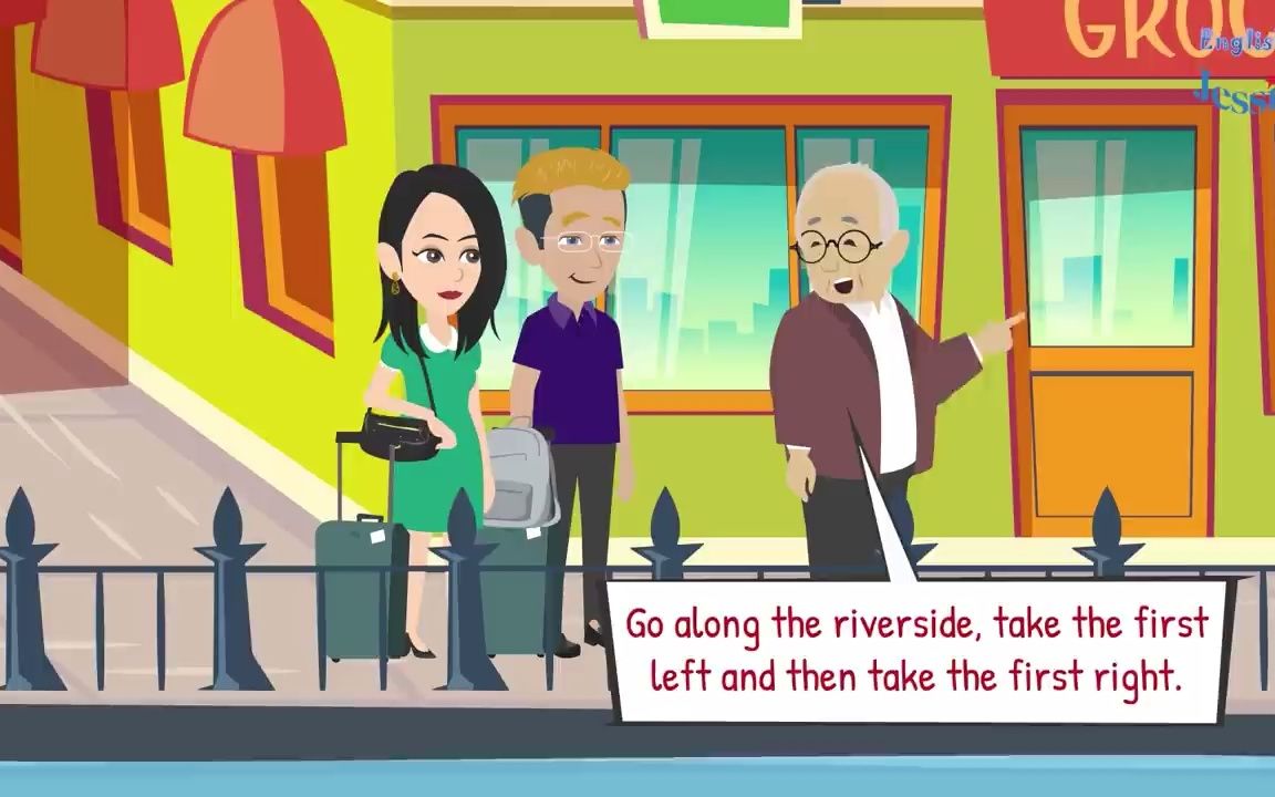 [图]How can we get there? Easy Learning English Conversation Practice