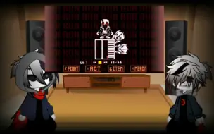 Download Video: Dust sans and killer Sans React UNDERTALE VHS Sans fight (Animation)