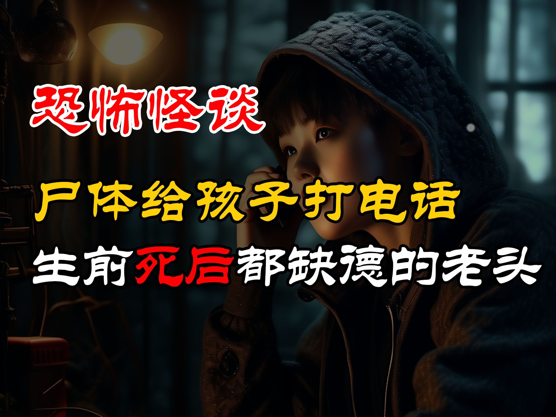 尸体给孩子打电话丨生前死后都缺德的老头丨恐怖故事丨真实灵异故事丨深夜讲鬼话丨故事会丨睡前鬼故事丨鬼故事丨诡异怪谈哔哩哔哩bilibili