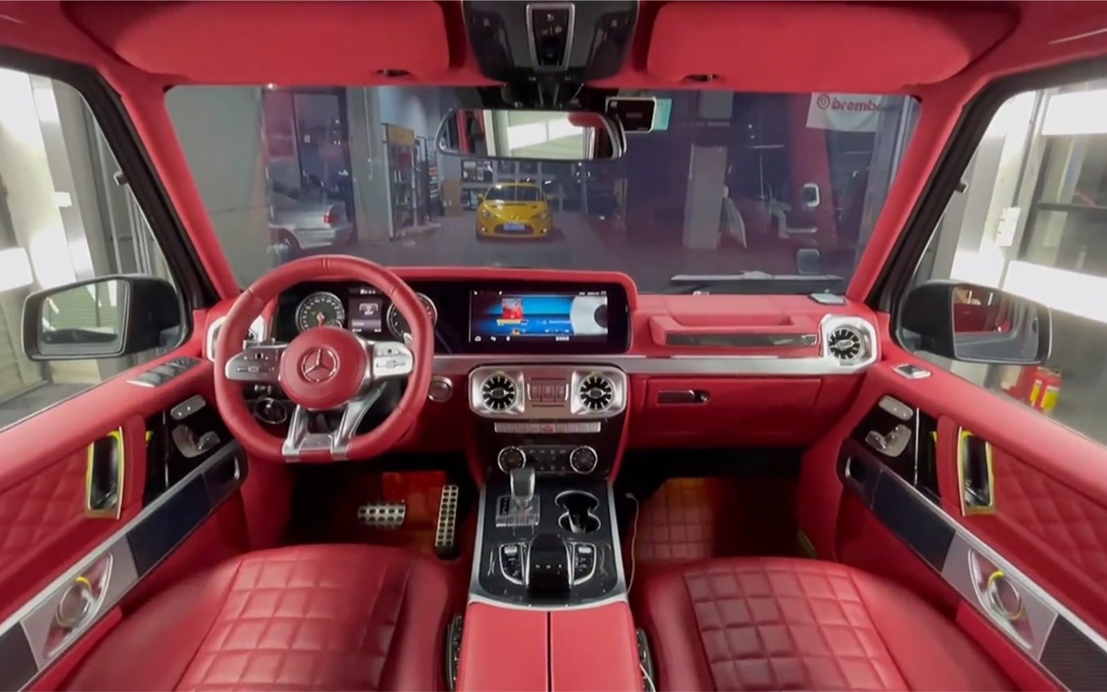 奔驰大g g800外观套件 内饰老改新完成_哔哩哔哩_bilibili