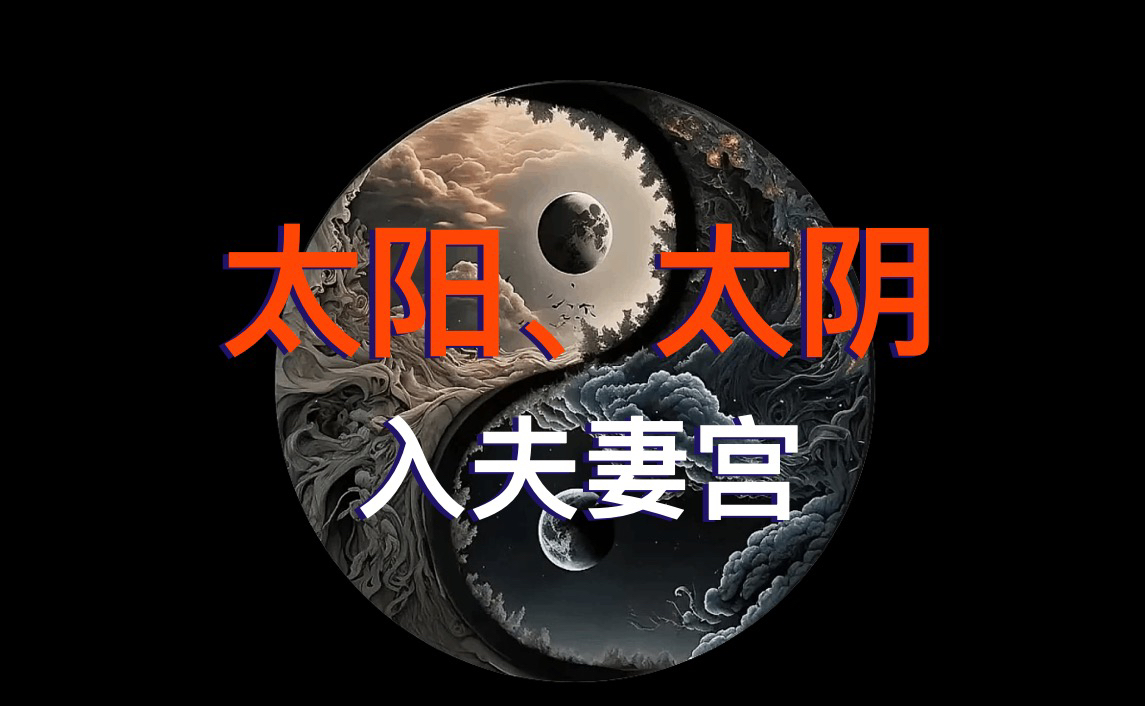 【太阳、太阴星入夫妻宫】夫妻宫看配偶,紫微斗数学习哔哩哔哩bilibili