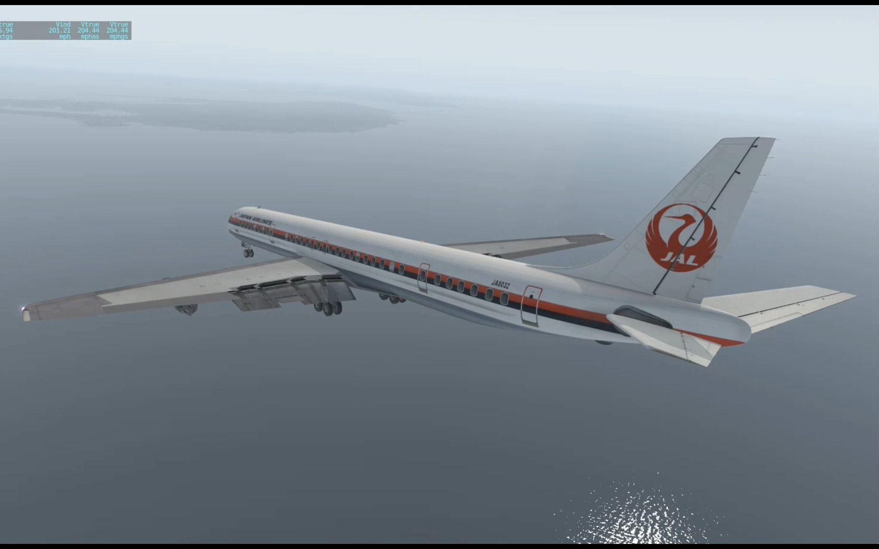 【电脑还原】日本航空2号班机事故模拟