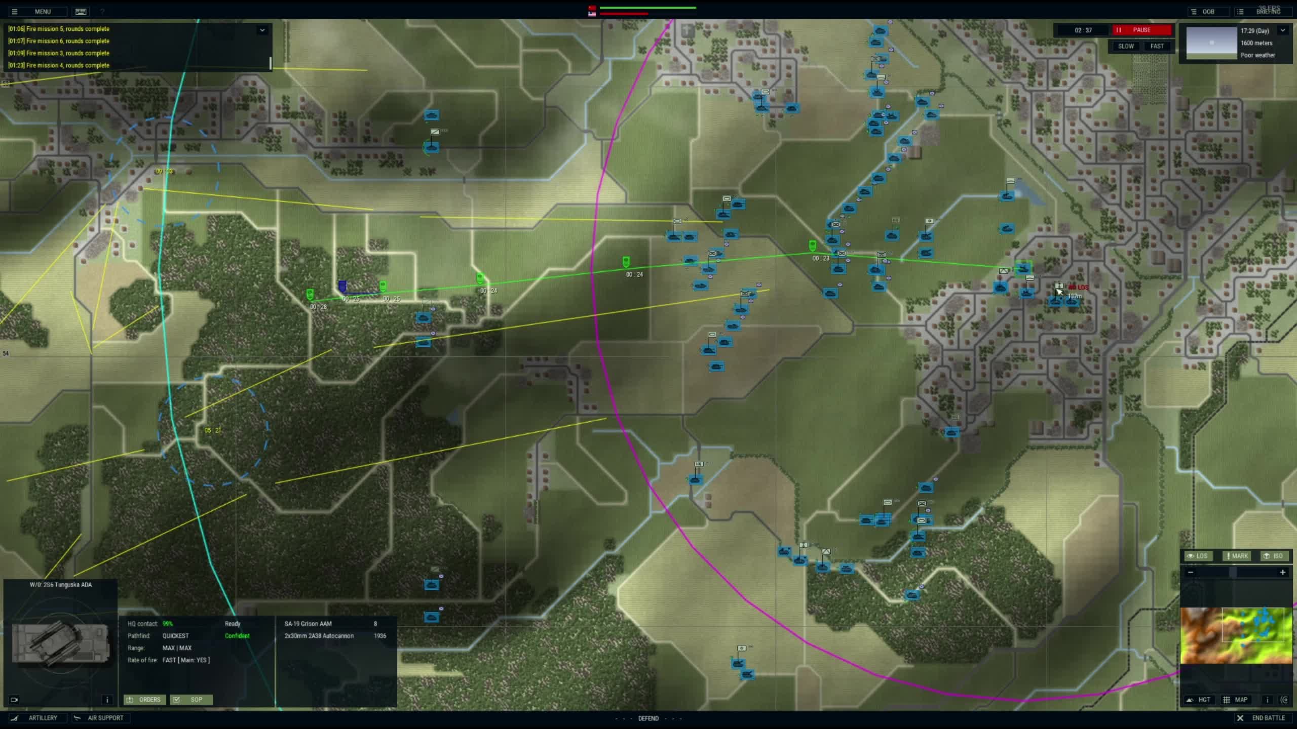 装甲旅Armored Brigade:摩步营进攻战斗(上,Rear Guard剧本)