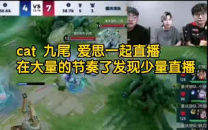 Tải video: cat 九尾 爱思同一个直播间直播，在大量的节奏里看少量直播