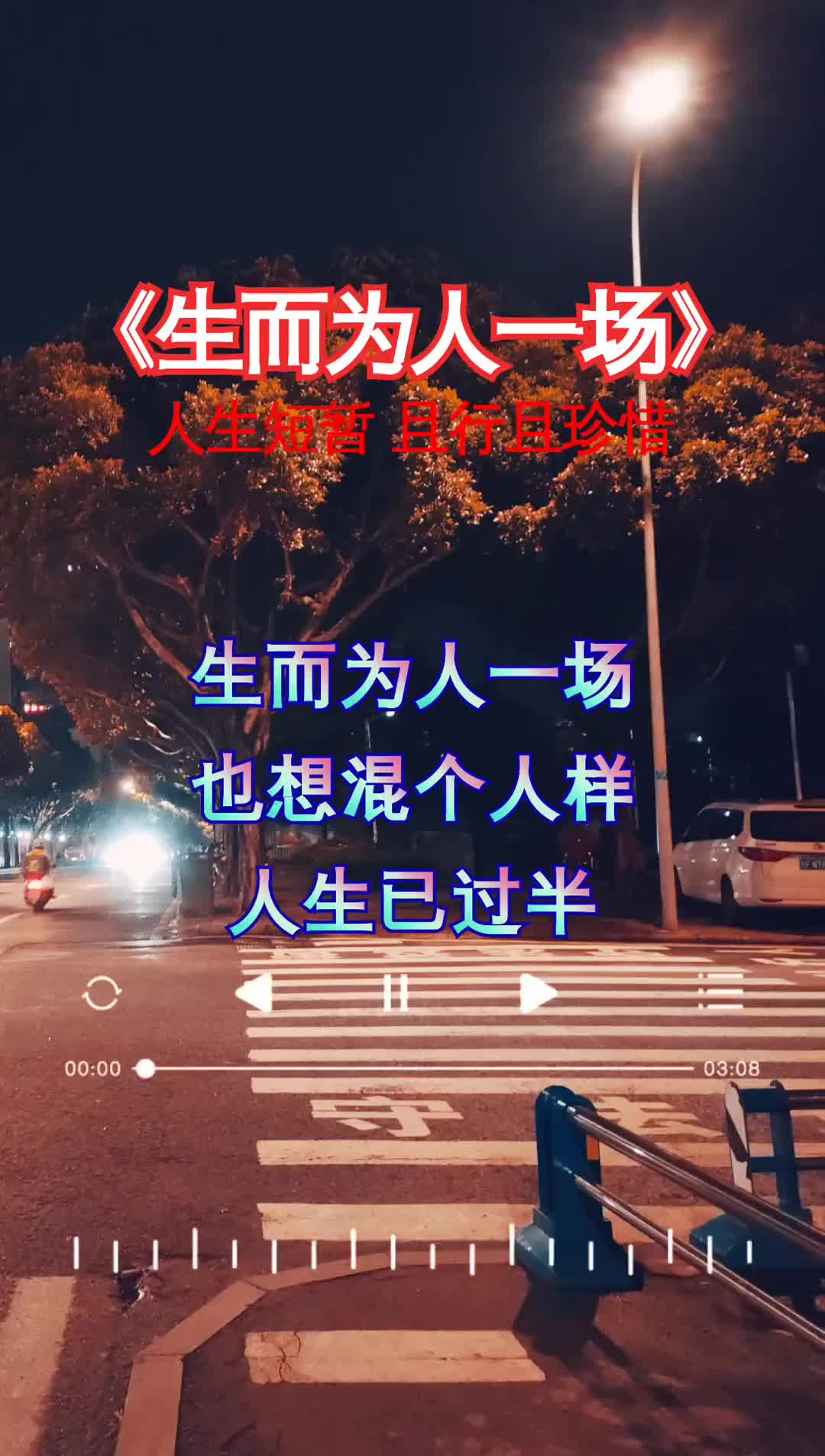 人生已过半只剩下满脸绝望唱出了多少人的心酸与无助生而为人一场