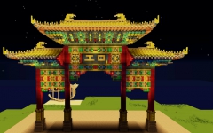 【minecraft】古建筑——红星建筑之路1哔哩哔哩bilibili