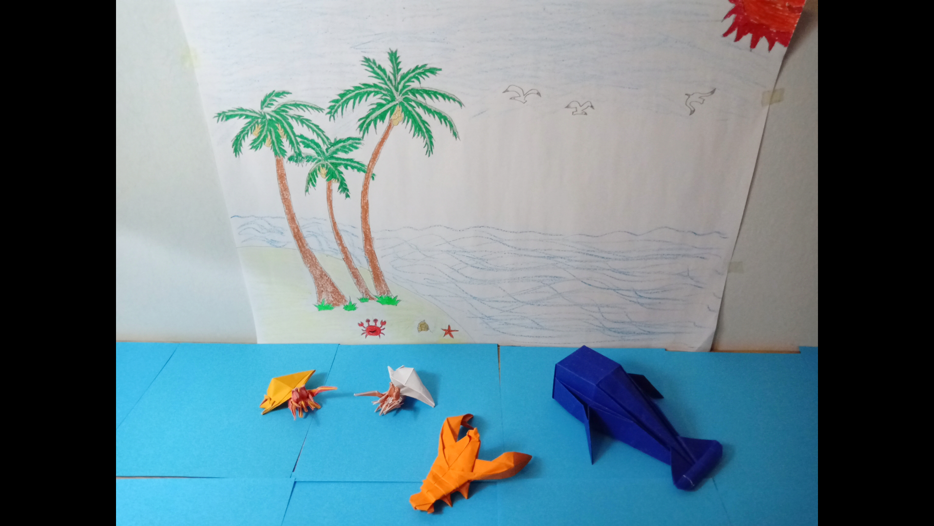 手工折纸海洋环境保护