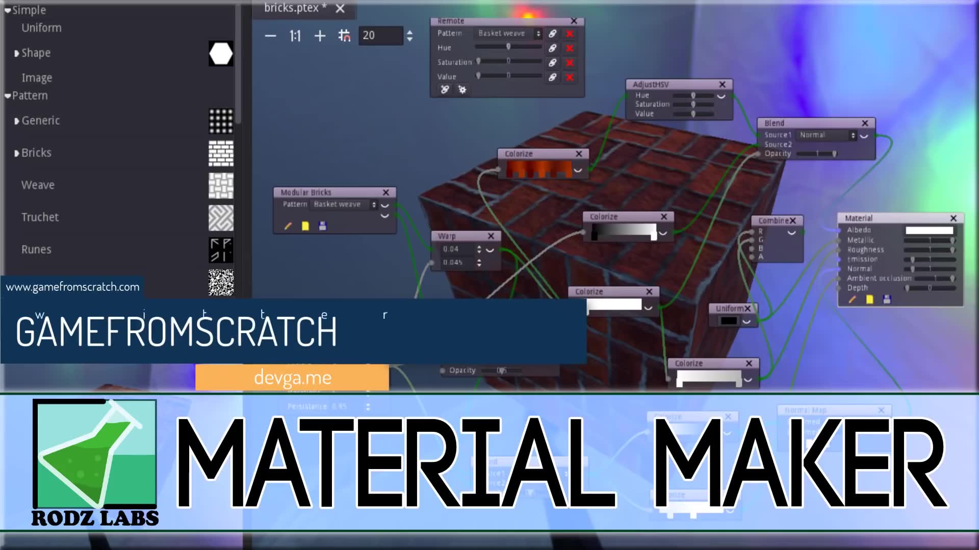 Material Maker  程序纹理创建器(免费和开源!)哔哩哔哩bilibili