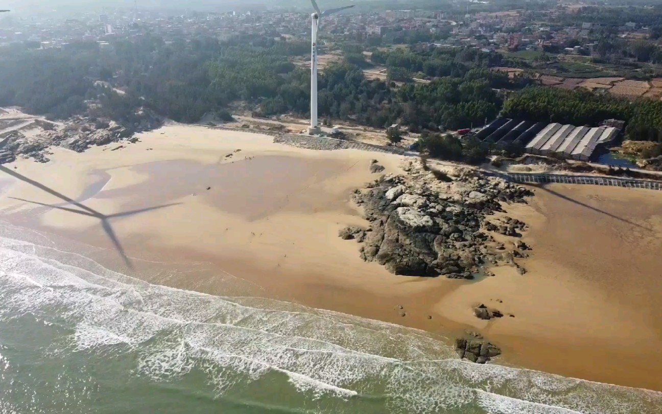 晋江石圳海滩图片