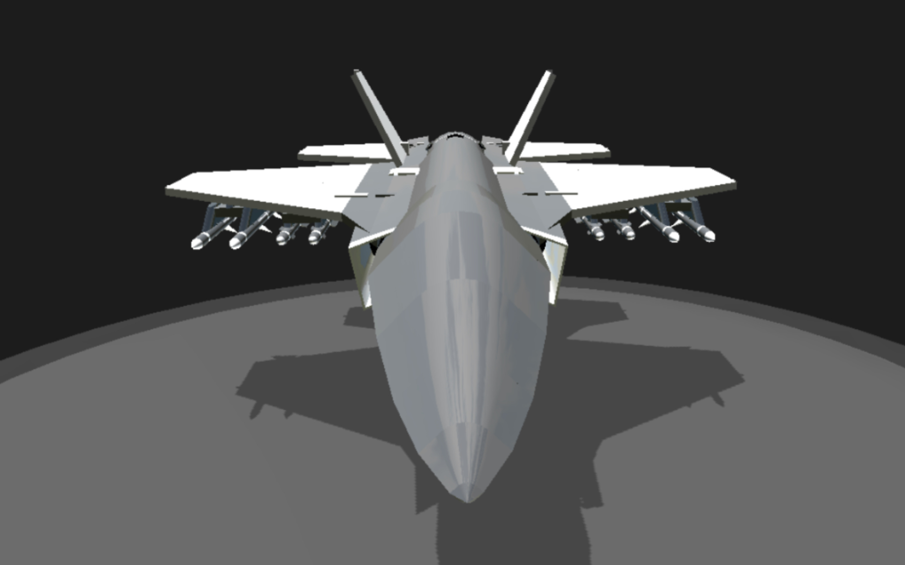 简单飞机现代化战机菱形机头教程by小乌龟