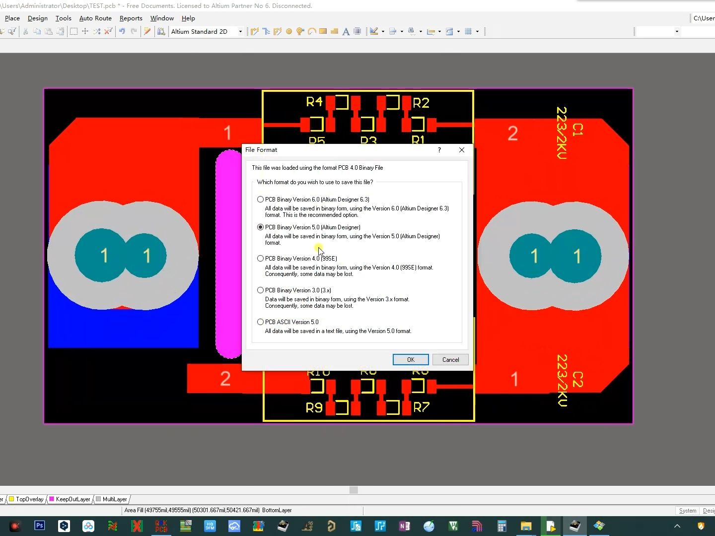 QUICKPCB2005软件抄板流程演示哔哩哔哩bilibili