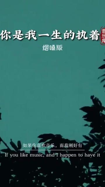 女生版煙嗓《你是我唯一的執著》,感人淚下,聽哭多少人,音樂,流行音樂