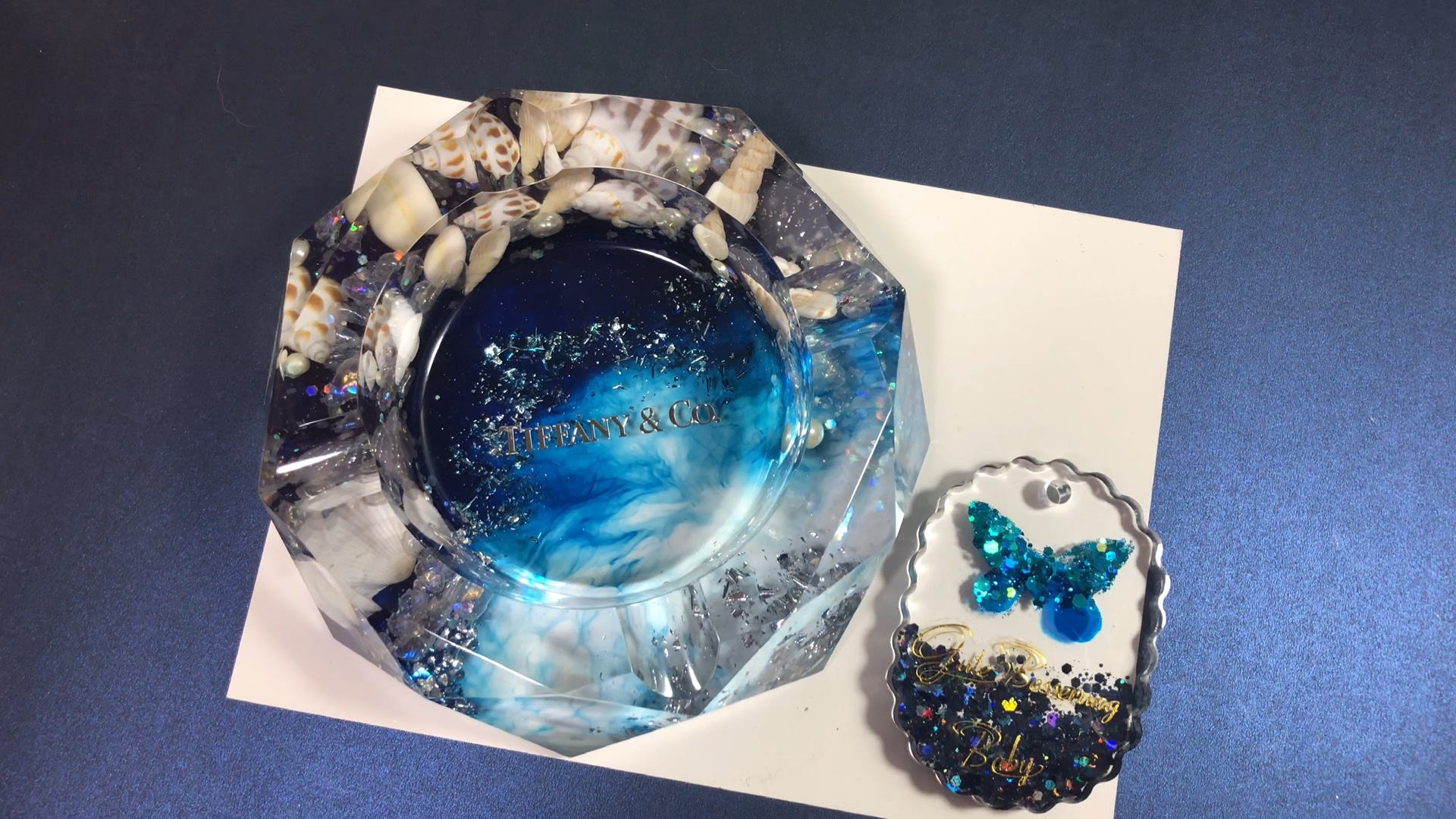 滴胶##滴胶脱模#【海洋款烟灰缸】脱模_哔哩哔哩_bilibili