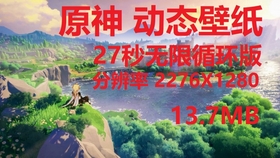 原神动态壁纸27秒无限循环版2276x1280 附带4k高清壁纸 哔哩哔哩 つロ干杯 Bilibili