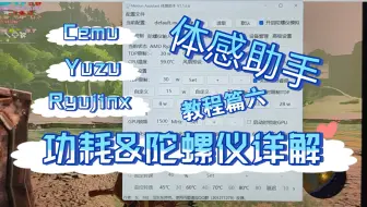 【体感助手】教程篇六 Cemu/Yuzu/Ryujinx模拟器功耗&陀螺仪全面解析！