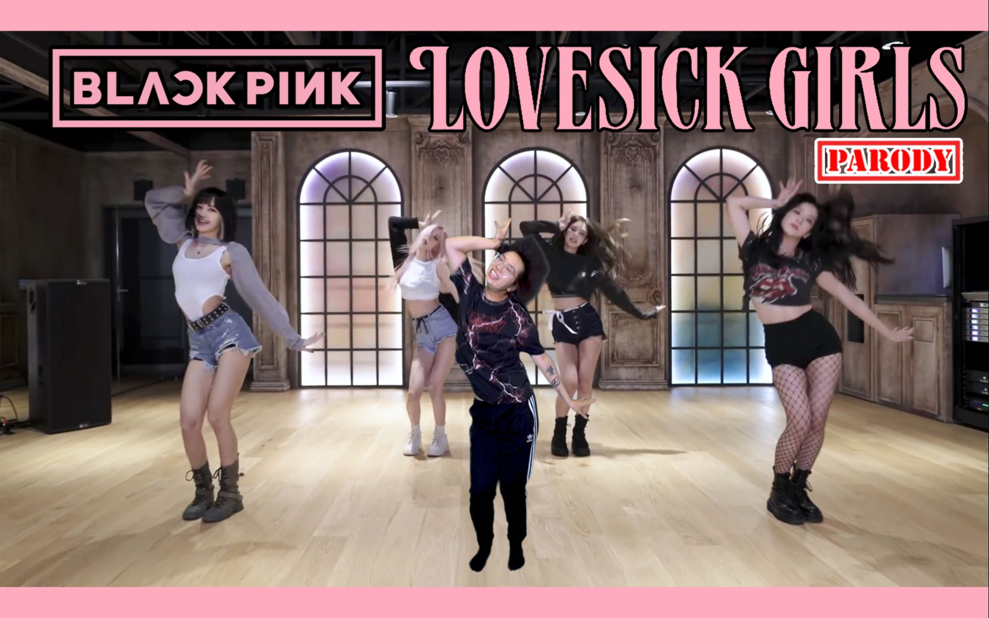 [图]【Ky】绿屏搞笑走位，一起超嗨翻跳粉墨-LOVESICK GIRLS!!