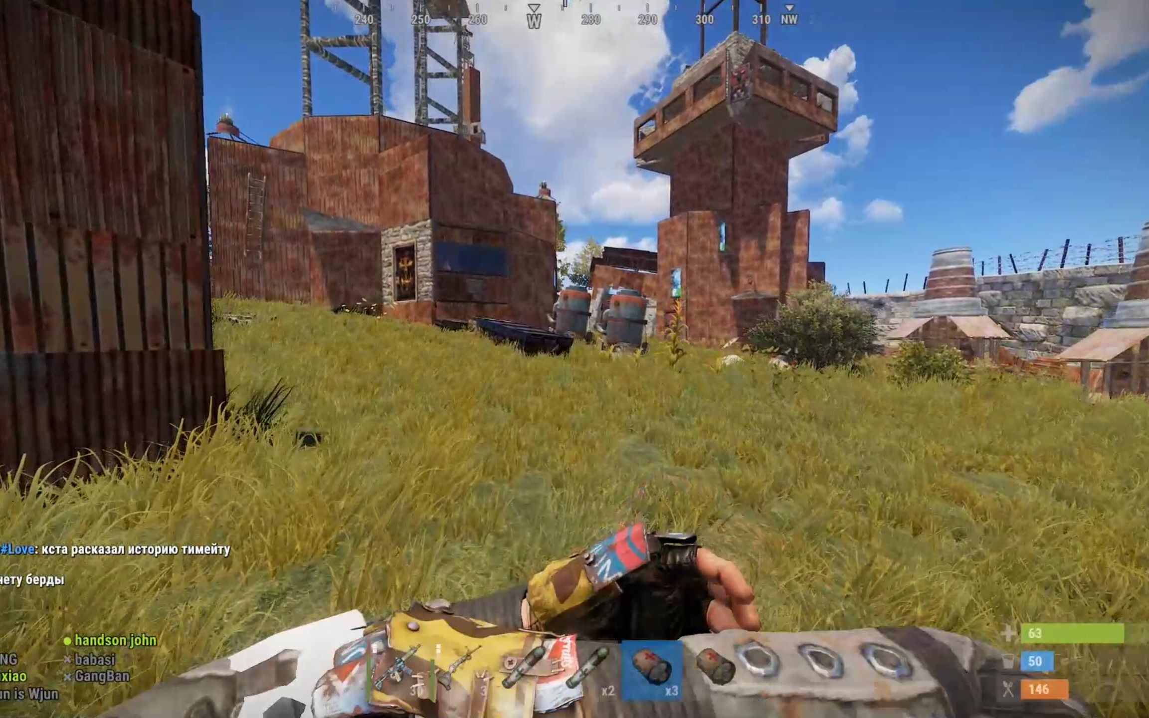 千笑rust腐蚀缘分生存篇第九季19我们可能被毛子渗透了