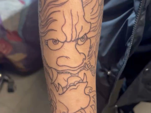 般若包小臂线条