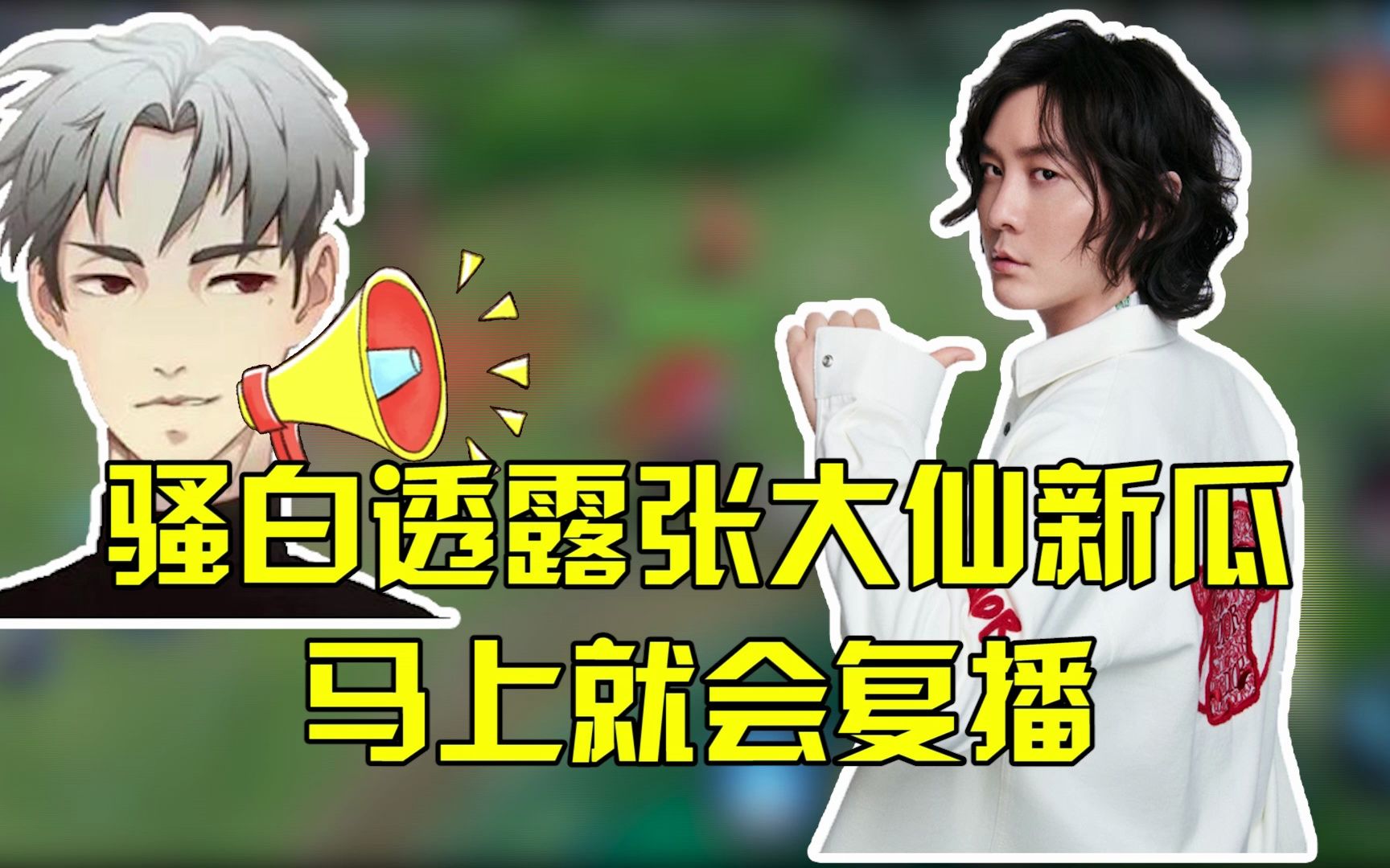 骚白透露张大仙新瓜,马上就会复播! #张大仙 #王者