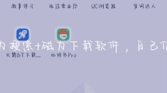 磁力搜索+磁力下载软件 干该干的事情.哔哩哔哩bilibili