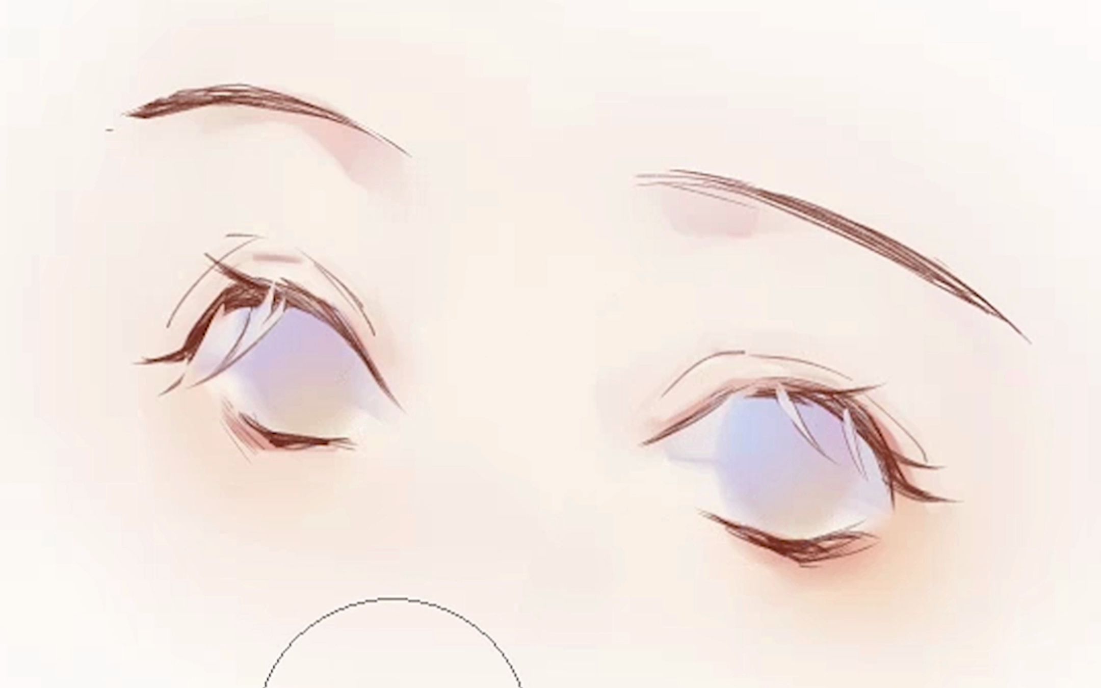 【板绘】盛着星星的眼睛怎么画?