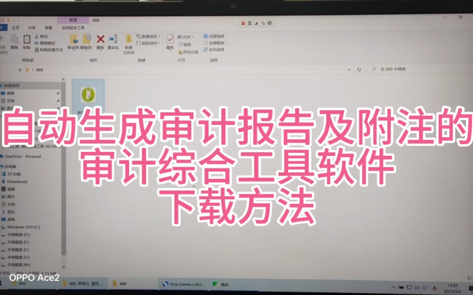 自动生成审计报告及报表附注软件下载方法.哔哩哔哩bilibili