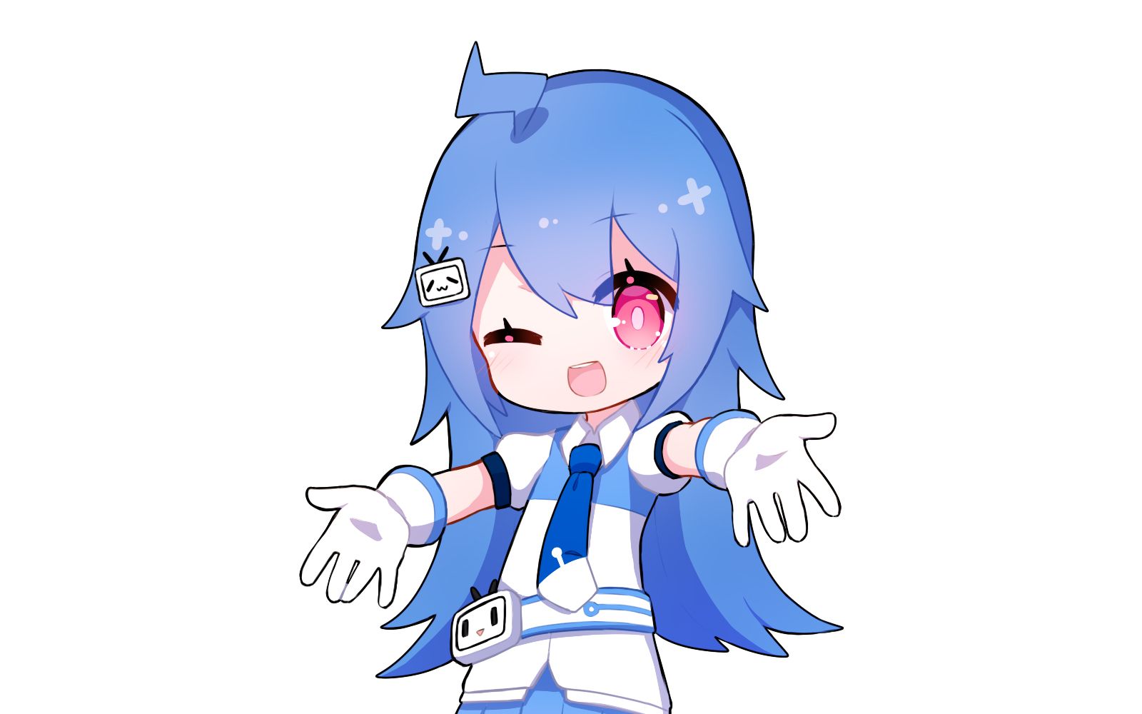 minecraft像素画之22娘!第三天(完结撒花)_哔哩哔哩_bilibili