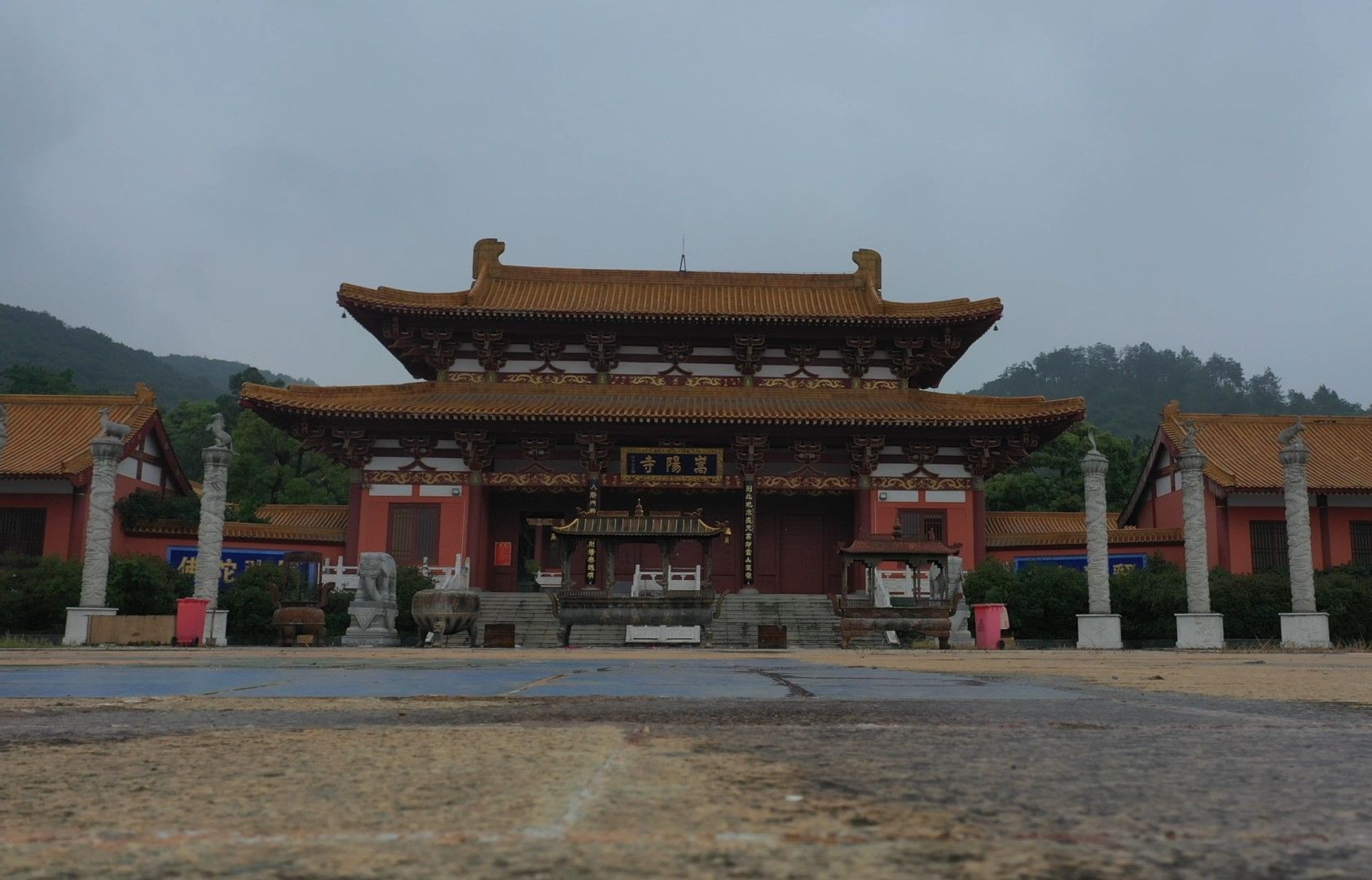 天下好山好水僧占多,一点不假,武汉嵩阳寺就很好哔哩哔哩bilibili