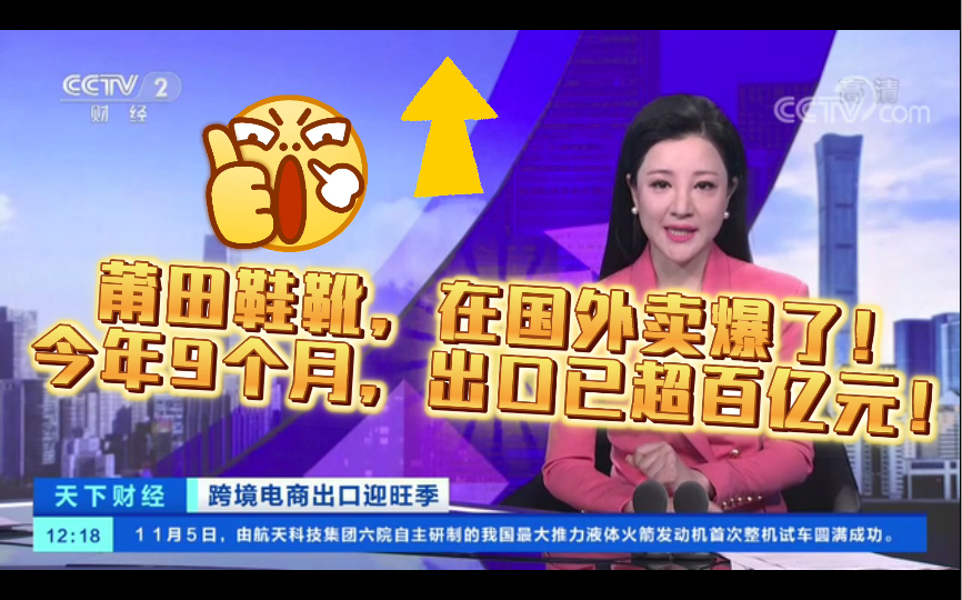 莆田鞋靴,在国外卖爆了!今年9个月,出口已超百亿元!哔哩哔哩bilibili