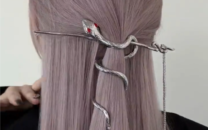 屏住呼吸,这才是拽姐该带的发簪!别太杀我了