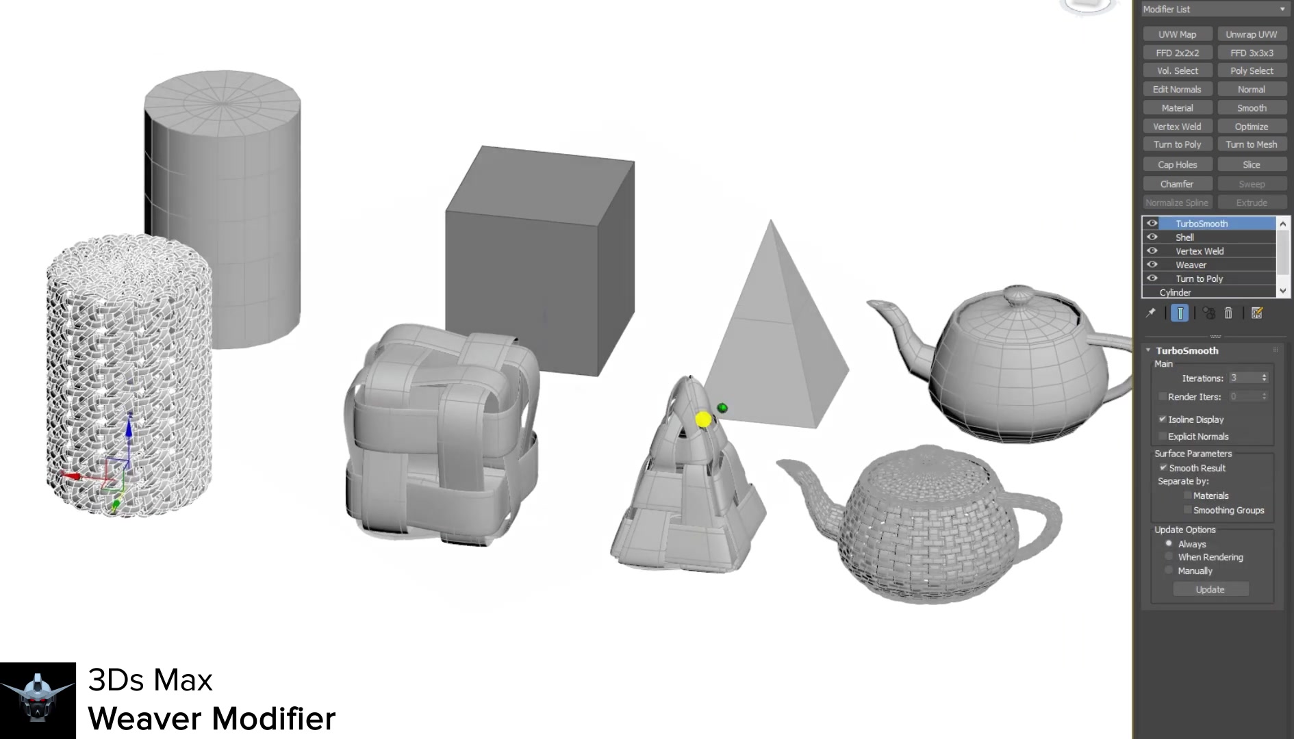 Weaver Modifier for 3dsMax(mcg制作)哔哩哔哩bilibili