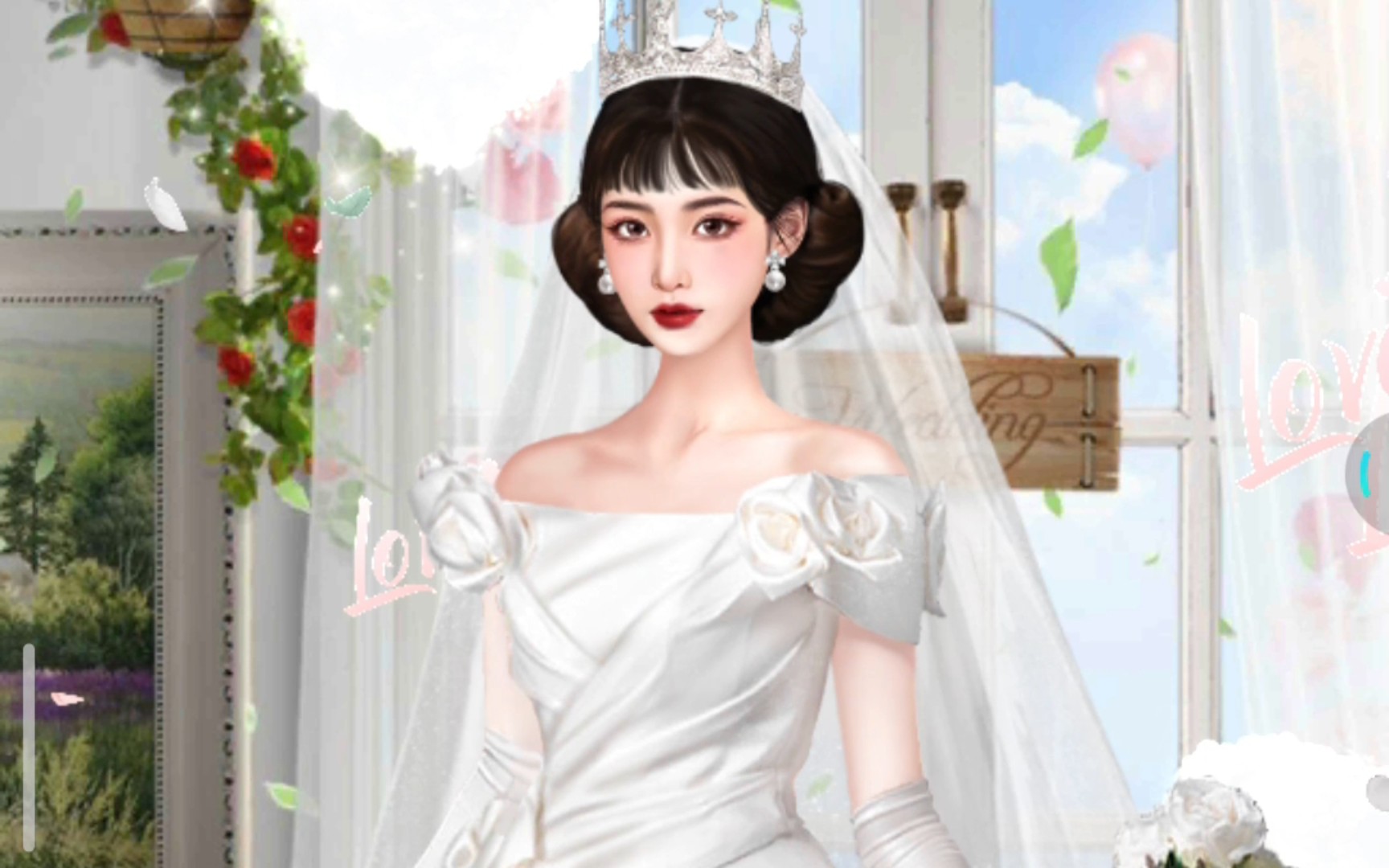 一千克拉女王~~罗曼蒂克花嫁套装