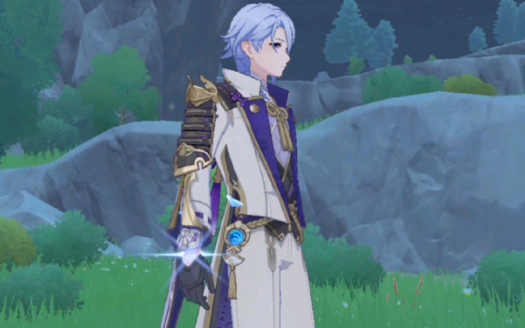 活动作品原神满命凌人特效手环和e的前两刀的框